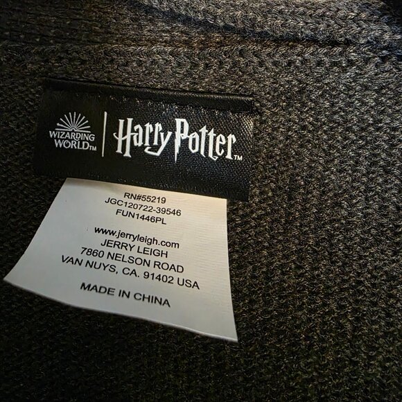 4x Adult Licensed Official Harry Potter Gryffindor Button Down Cardigan - Picture 3 of 4